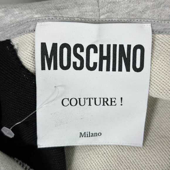 Moschino Couture Double Question Mark Jersey Hoodie - Picture 4 of 10